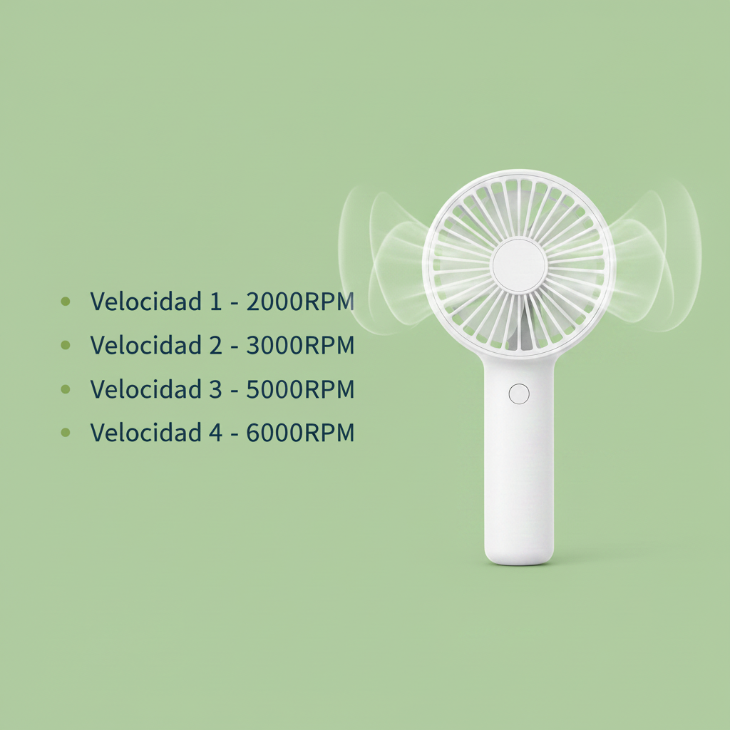Ventilador de Mano con Spray