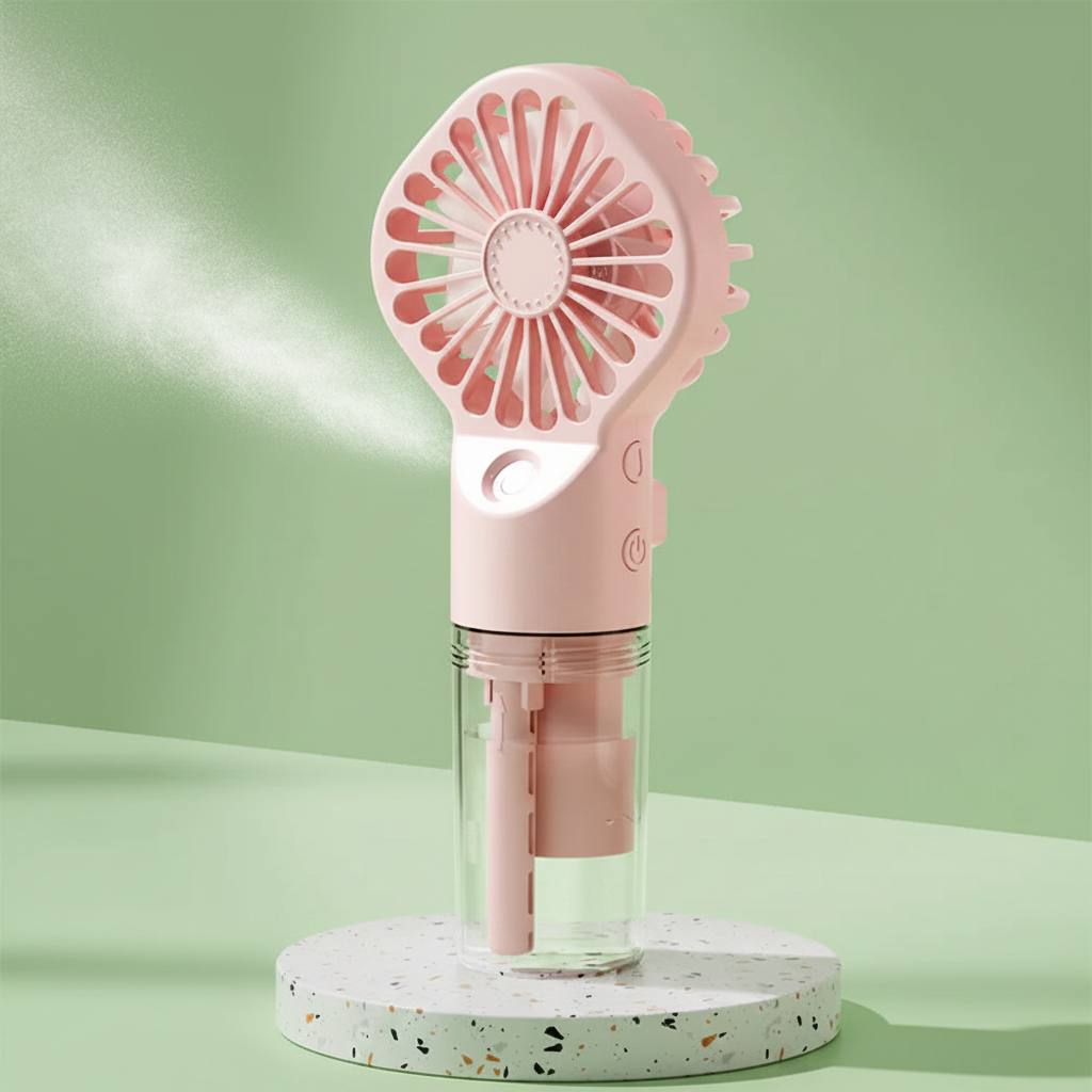 Ventilador de Mano con Spray
